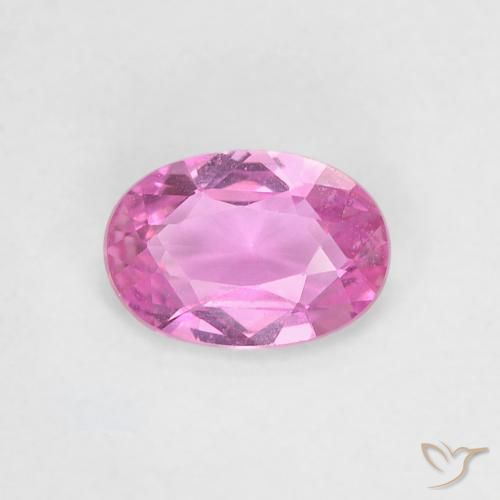 0.47ct Natural Bright Pinkish Purple Sapphire, Oval, VVS