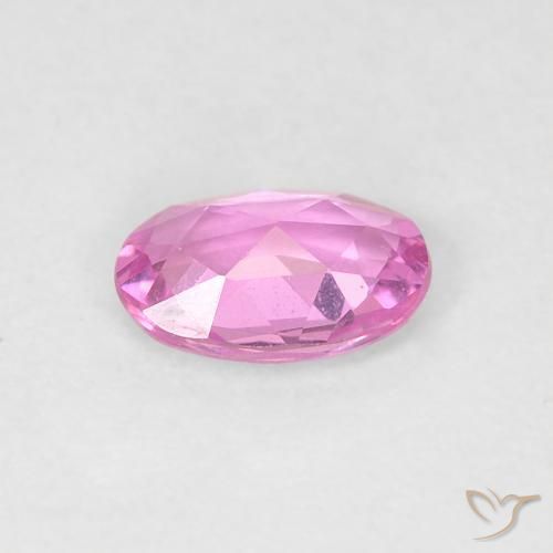 Sapphire Gemstone in 6 x 4 mm (calibrated) Size for Sale, Sapphire Stone in Bright Pinkish Purple Color