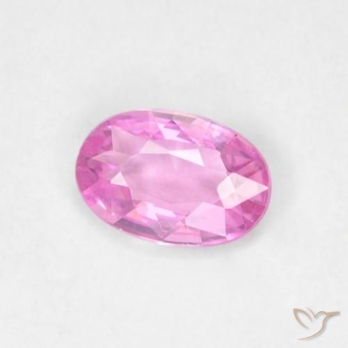 0.40 ct Purple Sapphire Stone, Natural Sapphire in Oval Facet Shape for Sale