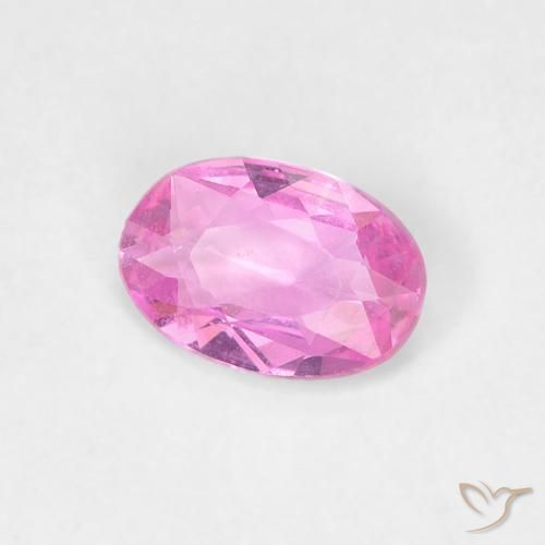 0.44 ct Purple Sapphire Stone, Natural Sapphire in Oval Facet Shape for Sale