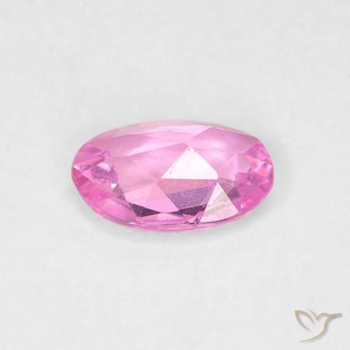 Sapphire Gemstone in 6 x 4 mm (calibrated) Size for Sale, Sapphire Stone in Purple-Pink Color
