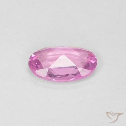 Sapphire Gemstone in 6 x 4 mm (calibrated) Size for Sale, Sapphire Stone in Hot Pink Color