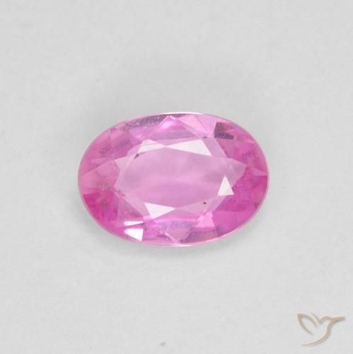 0.50ct Natural Pink Sapphire, Oval, VVS-VS