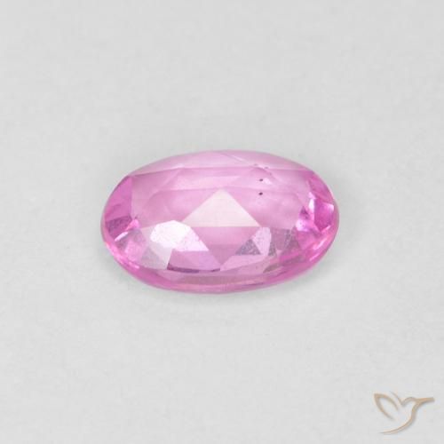 Sapphire Gemstone in 6 x 4 mm (calibrated) Size for Sale, Sapphire Stone in Pink Color