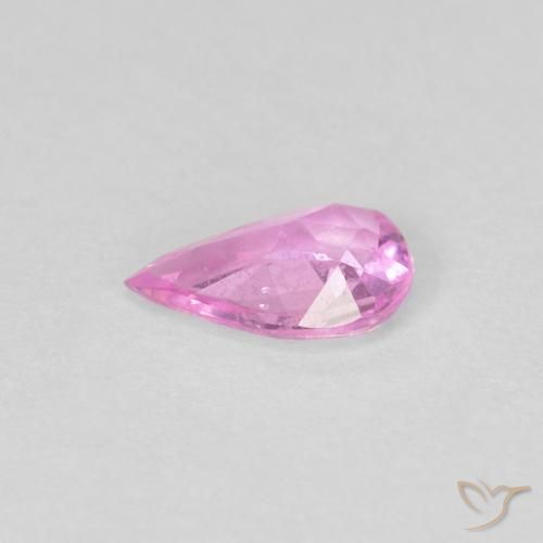 Sapphire Gemstone in 5.8 x 3.8 mm Size for Sale, Sapphire Stone in Hot Pink Color