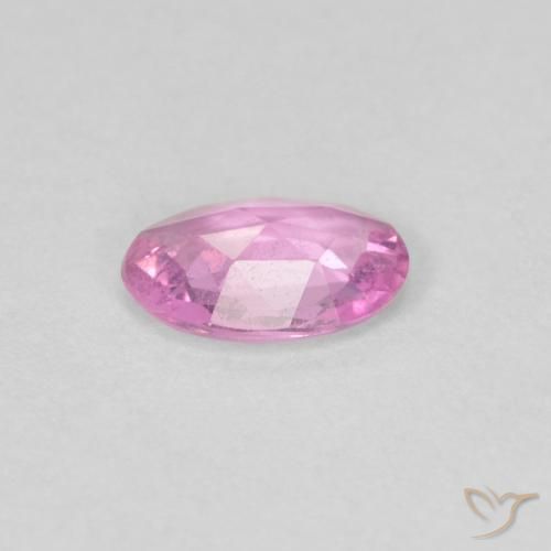Sapphire Gemstone in 5.7 x 3.9 mm Size for Sale, Sapphire Stone in Hot Pink Color