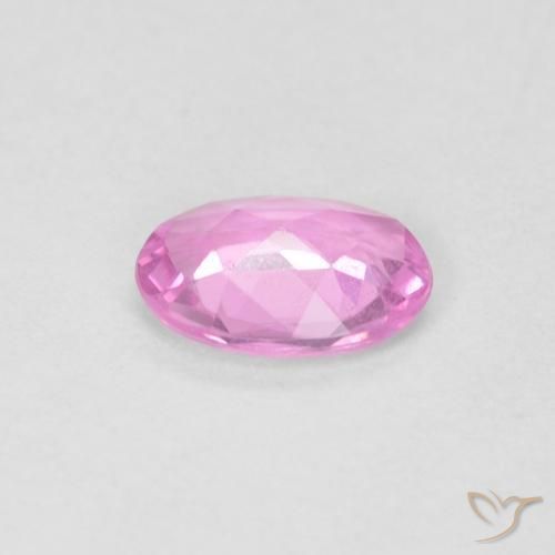 Sapphire Gemstone in 6 x 4 mm (calibrated) Size for Sale, Sapphire Stone in Hot Pink Color