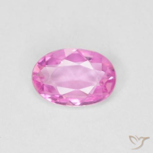 0.38ct Natural Bright Pinkish Purple Sapphire, Oval, VVS