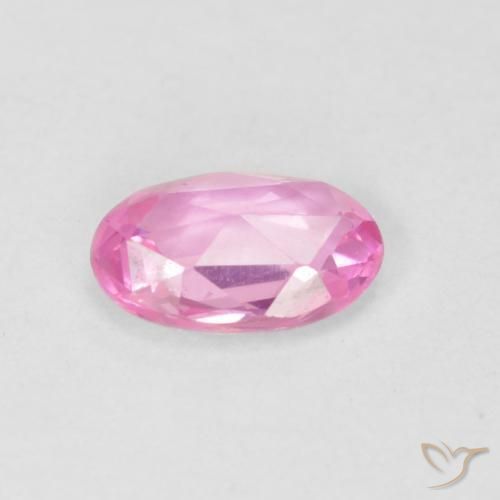 Sapphire Gemstone in 6 x 4 mm (calibrated) Size for Sale, Sapphire Stone in Hot Pink Color