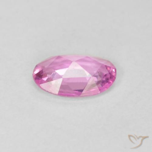 Sapphire Gemstone in 5.7 x 4 mm Size for Sale, Sapphire Stone in Pink Color