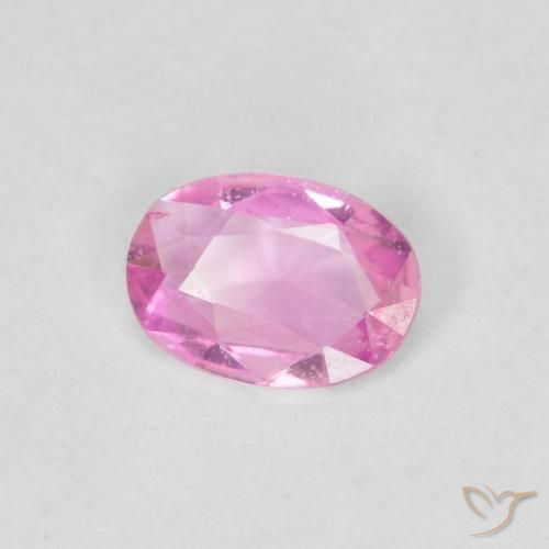 0.33ct Natural Hot Pink Sapphire, Oval, VVS