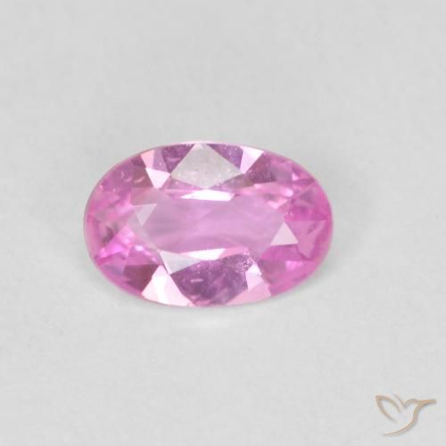 0.40ct Natural Hot Pink Sapphire, Oval, VVS