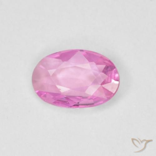0.36ct Natural Royal Purple Pink Sapphire, Oval, VVS