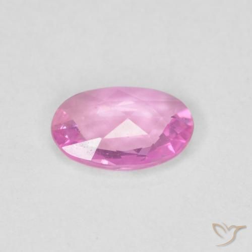 Sapphire Gemstone in 6 x 4 mm (calibrated) Size for Sale, Sapphire Stone in Royal Purple Pink Color