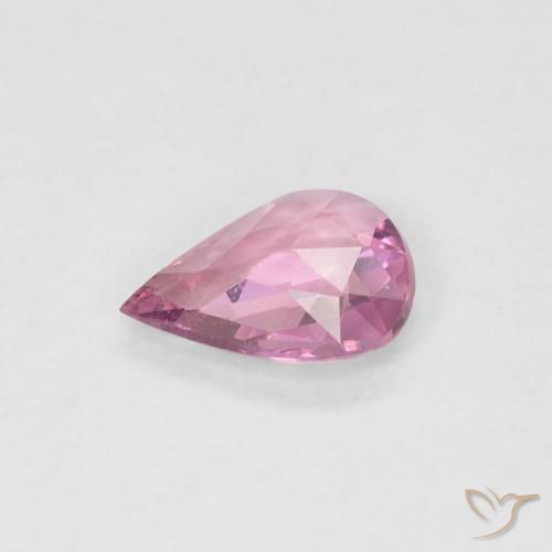 Sapphire Gemstone in 5.9 x 4.5 mm Size for Sale, Sapphire Stone in Purple Pink Color