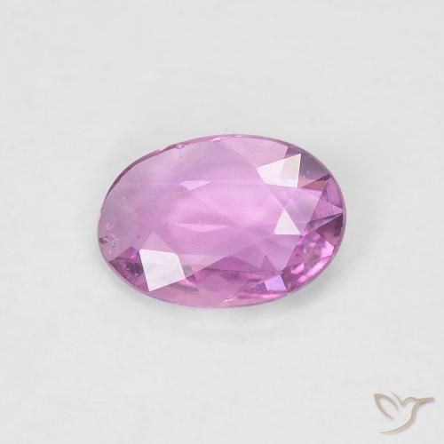 0.54ct Natural Light Pink Sapphire, Oval, VS