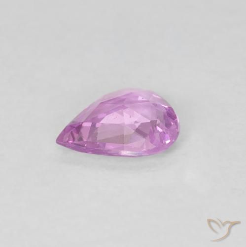 Sapphire Gemstone in 5.8 x 4.6 mm Size for Sale, Sapphire Stone in Light Pink Color