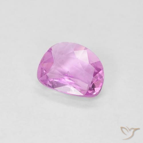 0.40 ct Pink Sapphire Stone, Natural Sapphire in Fancy Cut Shape for Sale