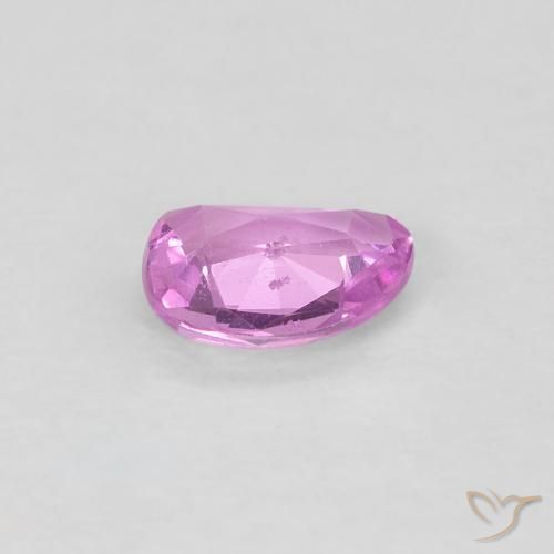 Sapphire Gemstone in 5.2 x 4.1 mm Size for Sale, Sapphire Stone in Light Royal Purple Pink Color