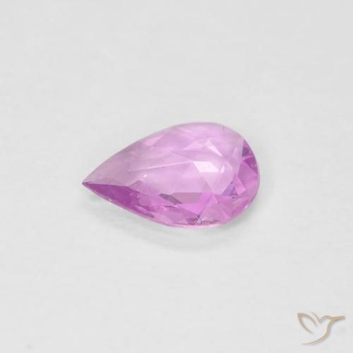 Sapphire Gemstone in 5.9 x 4.8 mm Size for Sale, Sapphire Stone in Light Pink Color