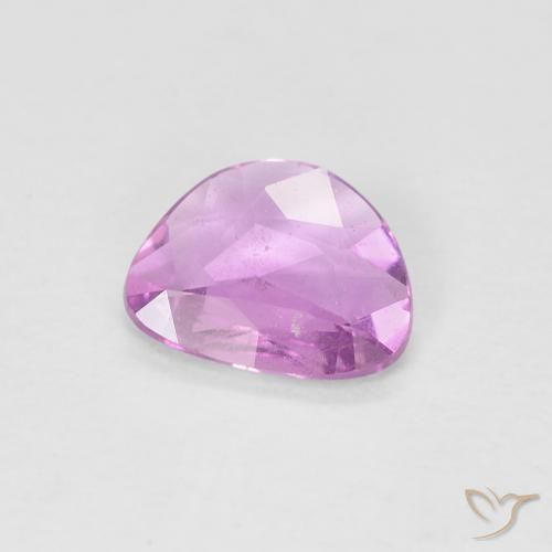 0.55 ct Pink Sapphire Stone, Natural Sapphire in Fancy Cut Shape for Sale