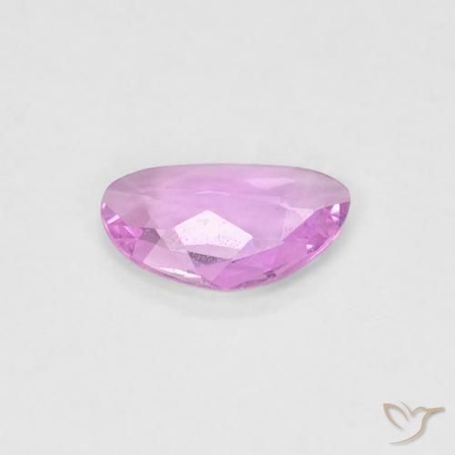 Sapphire Gemstone in 6.7 x 4.2 mm Size for Sale, Sapphire Stone in Light Pink Color