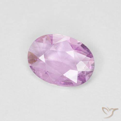 0.64 ct Pink Sapphire Stone, Natural Sapphire in Oval Facet Shape for Sale