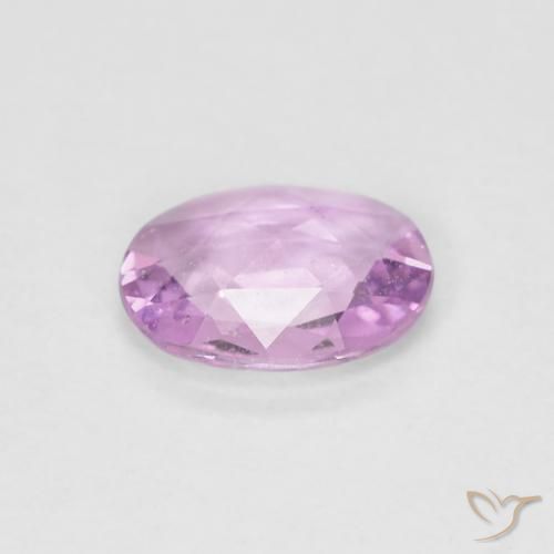 Sapphire Gemstone in 7 x 5 mm (calibrated) Size for Sale, Sapphire Stone in Light Pink Color