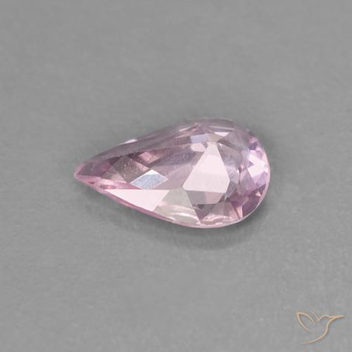 Sapphire Gemstone in 6.7 x 4.9 mm Size for Sale, Sapphire Stone in Very Light Bubblegum Pink Color