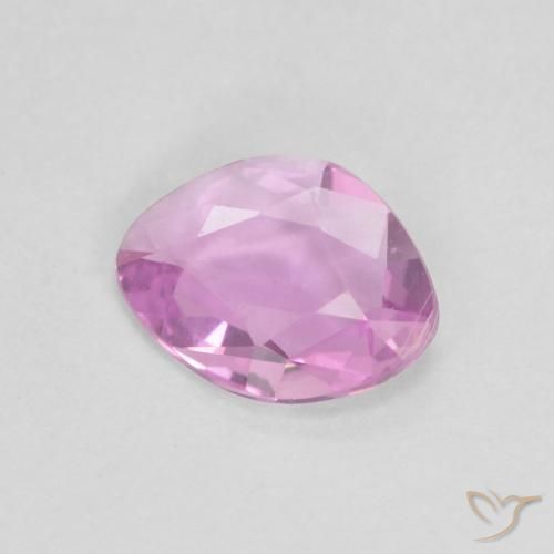 0.45 ct Purple Sapphire Stone, Natural Sapphire in Fancy Cut Shape for Sale