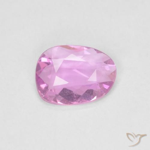 0.52 ct Purple Sapphire Stone, Natural Sapphire in Fancy Cut Shape for Sale