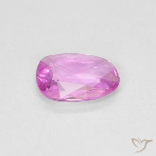 Sapphire Gemstone in 6.5 x 5.2 mm Size for Sale, Sapphire Stone in Purple-Pink Color