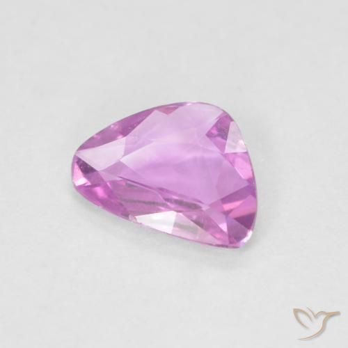 0.50 ct Purple Sapphire Stone, Natural Sapphire in Fancy Cut Shape for Sale