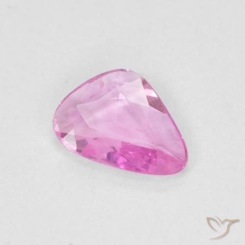 0.48 ct Purple Sapphire Stone, Natural Sapphire in Fancy Cut Shape for Sale