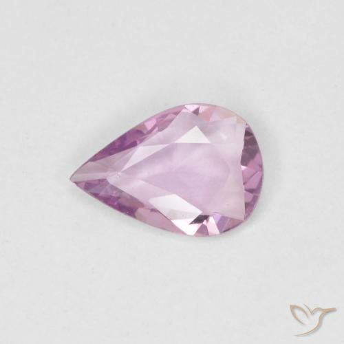 0.36ct Natural Light Purple Sapphire, Pear Shape, VVS