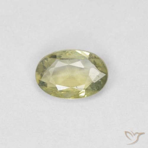 0.40ct Natural Warm Forest Green Sapphire, Oval, VVS-VS