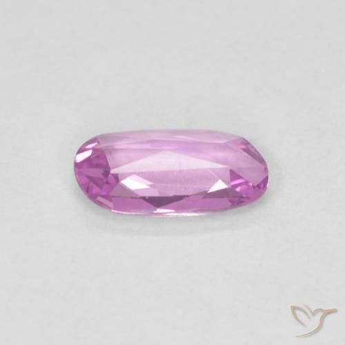 Sapphire Gemstone in 7.3 x 3.9 mm Size for Sale, Sapphire Stone in Pinkish Purple Color