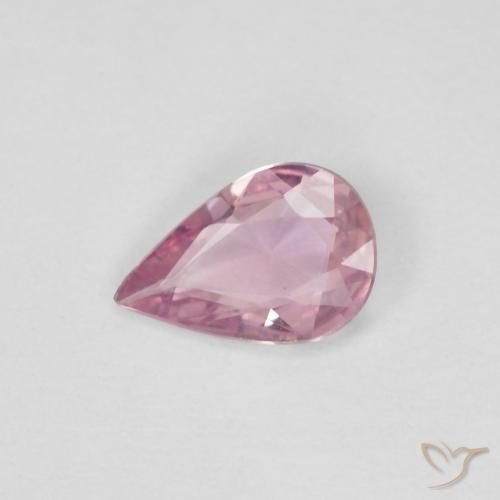 0.34ct Natural Light Pink Sapphire, Pear Shape, VVS