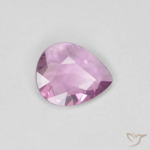 0.40ct Natural Very Light Pink Sapphire, Pear Shape, VVS