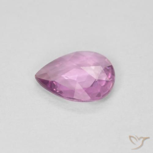 Sapphire Gemstone in 5.9 x 4.9 mm Size for Sale, Sapphire Stone in Very Light Pink Color