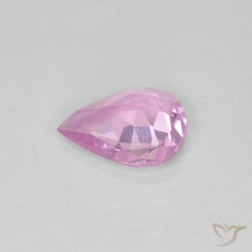 Sapphire Gemstone in 5.9 x 4.7 mm Size for Sale, Sapphire Stone in Light Pink Color