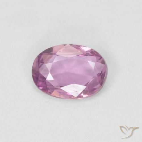 0.47ct Natural Royal Purple Pink Sapphire, Oval, VVS-VS