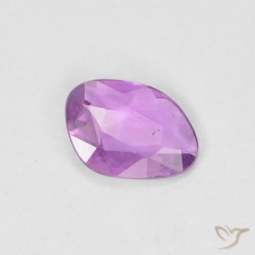 0.41 ct Violet Sapphire Stone, Natural Sapphire in Fancy Cut Shape for Sale