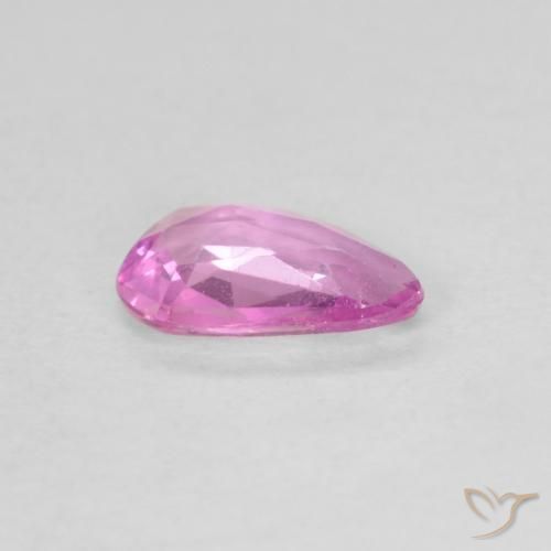 Sapphire Gemstone in 6.7 x 4.7 mm Size for Sale, Sapphire Stone in Very Light Pink Color