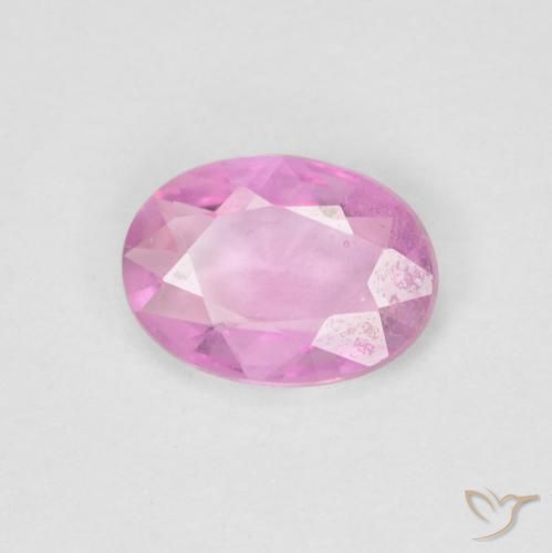0.70ct Natural Hot Pink Sapphire, Oval, VS