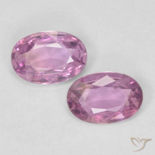 0.78 ct Loose Pink Sapphire, 5.9 x 4 mm Oval Cut From Tanzania, Photo A