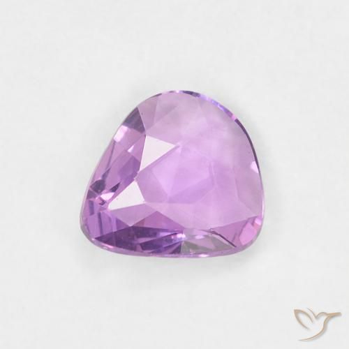 0.46 ct Purple Sapphire Stone, Natural Sapphire in Fancy Cut Shape for Sale