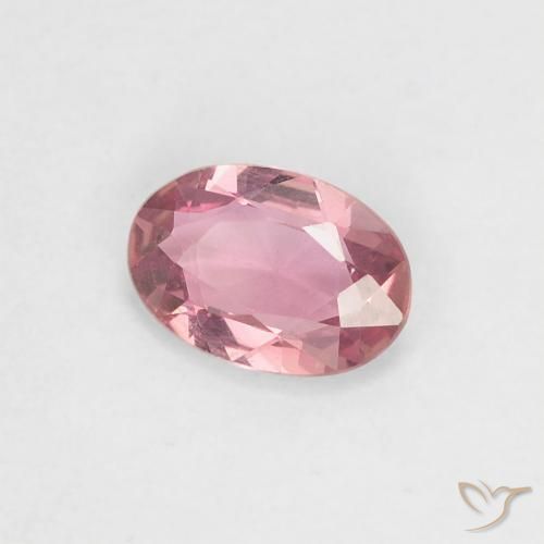 0.43 ct Pink Sapphire Stone, Natural Sapphire in Oval Facet Shape for Sale