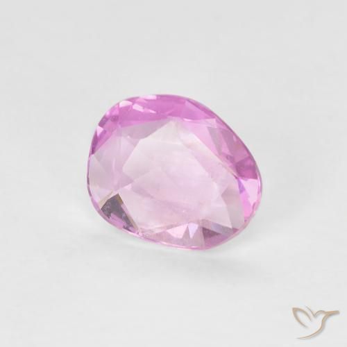 0.58 ct Pink Sapphire Stone, Natural Sapphire in Fancy Cut Shape for Sale