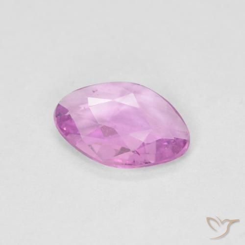 0.60 ct Purple Sapphire Stone, Natural Sapphire in Fancy Cut Shape for Sale